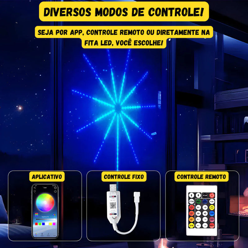 FITA LED Fogos de Artifícios