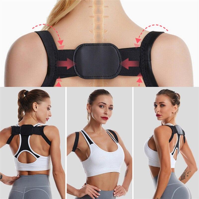 Corretor Ajustável Postural feminino preto