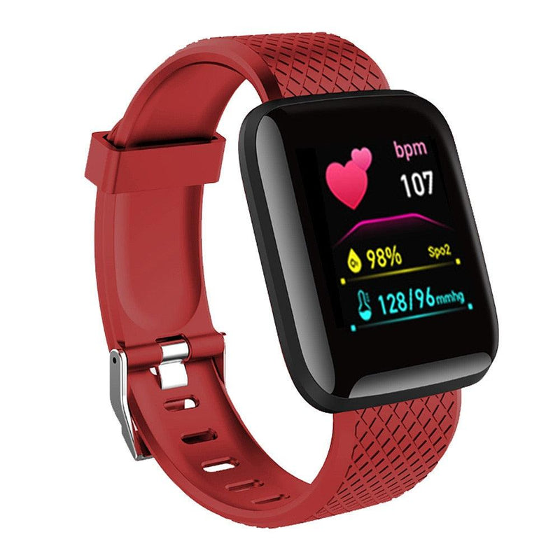 Smartwatch D13  vermelho.