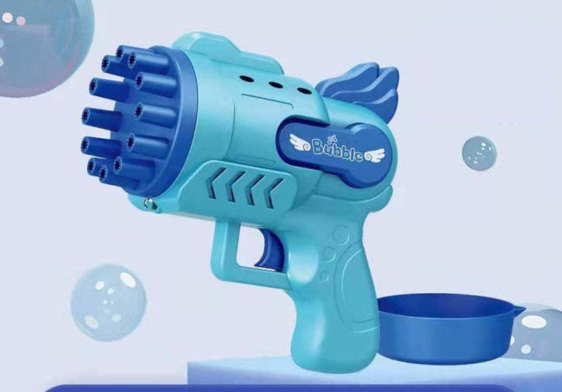 Pistola de Bolhas de Sabão azul