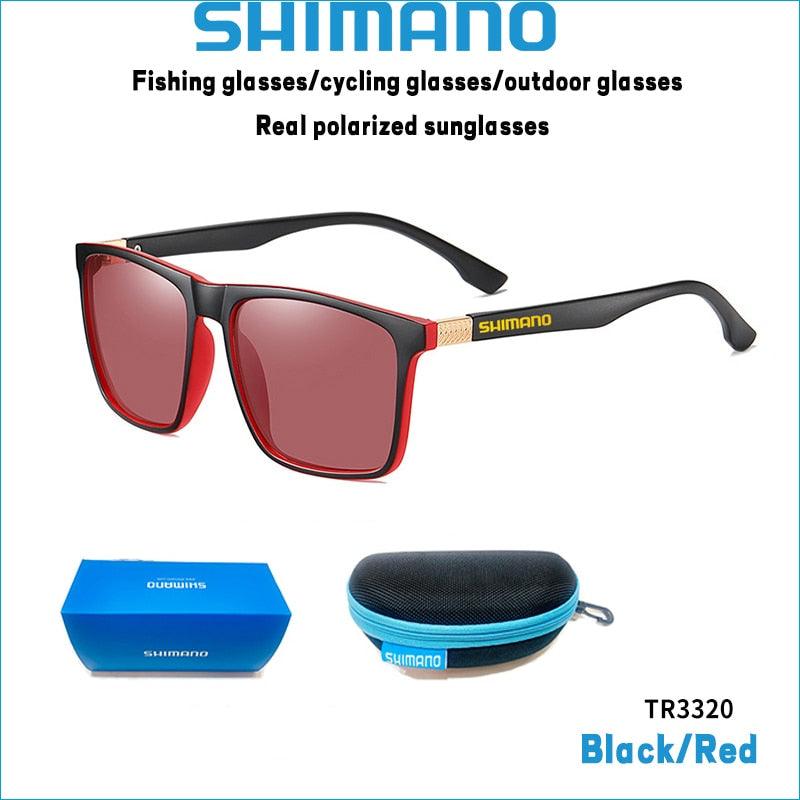 Óculos Polarizado Shimano vermelho