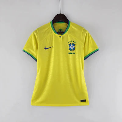 camisa Seleçao Brasileira Feminino amarela